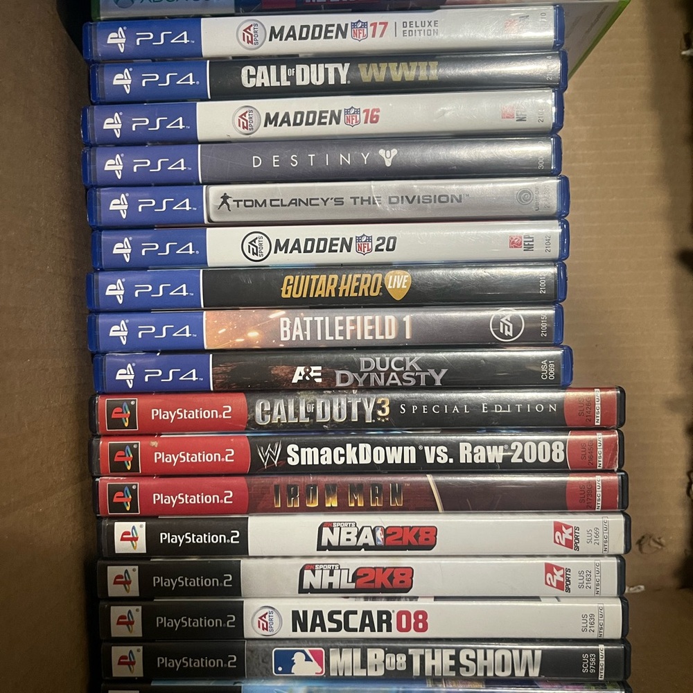 PS4 and PS2 Game Bundle